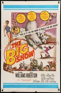 8x101 BIG SHOW 1sh '61 sexy Esther Williams & Cliff Robertson at circus!