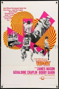 8x196 STRANGER IN THE HOUSE 1sh '68 James Mason, Geraldine Chaplin, Darrin, it's a love-in turned kill-in!