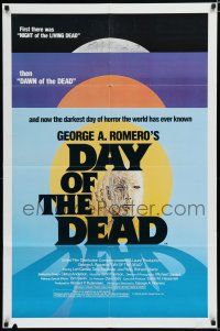 8x222 DAY OF THE DEAD 1sh '85 George Romero's Night of the Living Dead zombie horror sequel!