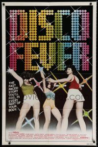 8x254 DISCO FEVER 1sh '78 sexy dancing disco girls, you'll feel it in every part of your body!