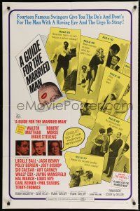 8x366 GUIDE FOR THE MARRIED MAN 1sh '67 written by America's most famous swingers!