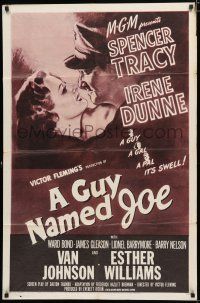 8x370 GUY NAMED JOE 1sh R55 World War II pilot Spencer Tracy loves Irene Dunne after death!