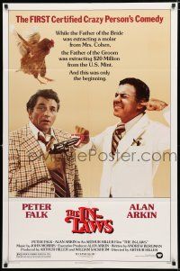 8x427 IN-LAWS 1sh '79 classic Peter Falk & Alan Arkin screwball comedy!