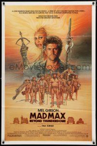 8x521 MAD MAX BEYOND THUNDERDOME 1sh '85 art of Mel Gibson & Tina Turner by Richard Amsel!