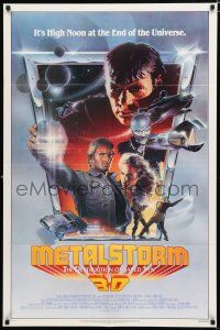 8x544 METALSTORM 1sh '83 Charles Band 3-D sci-fi, high noon at the end of the Universe!
