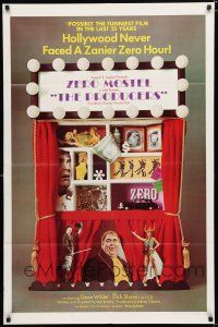 8x676 PRODUCERS 1sh '67 Mel Brooks, Zero Mostel & Gene Wilder perform on Broadway!