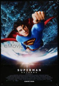 8x838 SUPERMAN RETURNS int'l advance DS 1sh '06 Bryan Singer, Brandon Routh, Kate Bosworth, Spacey