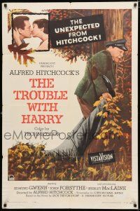 8x911 TROUBLE WITH HARRY 1sh '55 Alfred Hitchcock, Edmund Gwenn, John Forsythe & Shirley MacLaine!