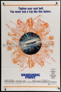 8x928 VANISHING POINT 1sh '71 car chase cult classic, you never had a trip like this before!