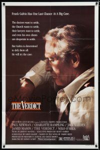 8x929 VERDICT 1sh '82 lawyer Paul Newman has one last chance, written by David Mamet!
