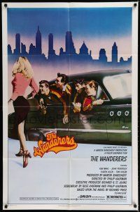 8x938 WANDERERS 1sh '79 Ken Wahl in Kaufman's 1960s New York City teen gang cult classic!