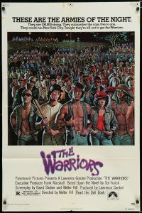 8x945 WARRIORS 1sh '79 Walter Hill, Jarvis artwork of the armies of the night!