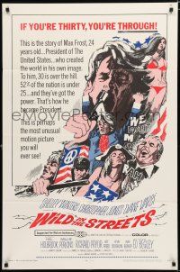 8x964 WILD IN THE STREETS 1sh '68 Christopher Jones & teens take over the U.S.!