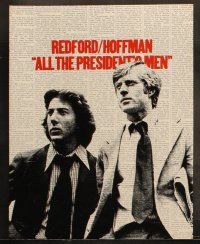 8y020 ALL THE PRESIDENT'S MEN 9 LCs '76 Dustin Hoffman & Robert Redford as Woodward & Bernstein!