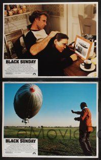 8y098 BLACK SUNDAY 8 LCs '77 Frankenheimer, Goodyear zeppelin disaster at the Super Bowl!