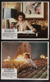 8y103 BLOODLINE 8 LCs '79 Audrey Hepburn, Ben Gazzara, James Mason, Romy Schneider, Omar Sharif!