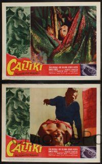 8y121 CALTIKI THE IMMORTAL MONSTER 8 LCs '60 with cool monster attack special effects images!