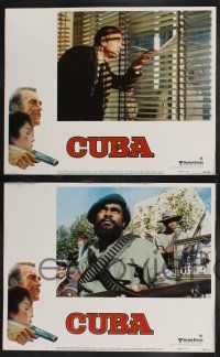 8y151 CUBA 8 LCs '79 Sean Connery & Brooke Adams, Jack Weston, Ted Coconis border art!