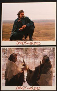 8y736 DANCES WITH WOLVES 6 LCs '90 Graham Greene, Kevin Costner & Native American Indians!