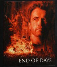 8y014 END OF DAYS 10 LCs '99 cool images of Arnold Schwarzenegger, Robin Tunney, Gabriel Byrne!