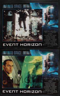 8y195 EVENT HORIZON 8 LCs '97 Laurence Fishburne, Sam Neill, Kathleen Quinlan, terror in space!