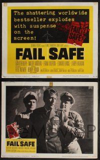 8y208 FAIL SAFE 8 LCs '64 cool images of Henry Fonda, Walter Matthau, directed by Sidney Lumet!