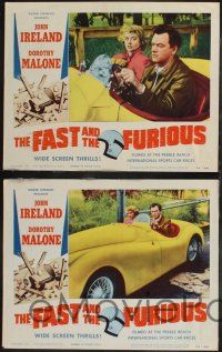 8y217 FAST & THE FURIOUS 8 LCs '54 John Ireland, Dorothy Malone, high speed car racing excitement!