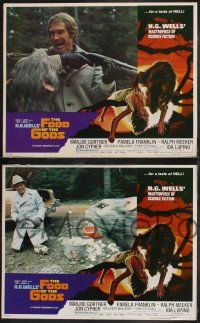 8y851 FOOD OF THE GODS 4 LCs '76 Marjoe Gorner, Ida Lupino, attack of giant rats!