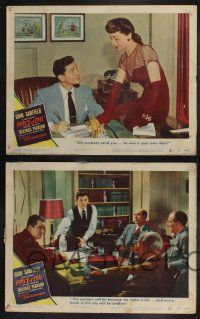 8y790 FORCE OF EVIL 5 LCs '48 John Garfield, Thomas Gomez & sexy Marie Windsor!