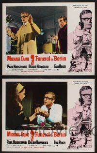 8y241 FUNERAL IN BERLIN 8 LCs '67 Michael Caine, Eva Renzi, directed by Guy Hamilton!