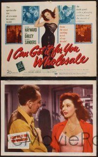 8y296 I CAN GET IT FOR YOU WHOLESALE 8 LCs '51 sexy Susan Hayward, Dan Dailey, George Sanders!