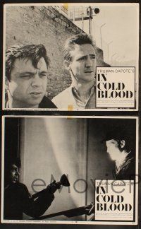 8y859 IN COLD BLOOD 4 LCs '67 Richard Brooks directed, Robert Blake, novel by Truman Capote!