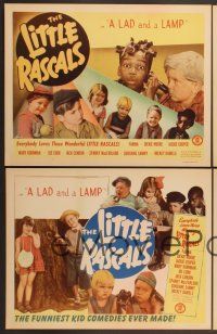 8y865 LAD AN' A LAMP 4 LCs R51 Little Rascals, great images of Our Gang members!