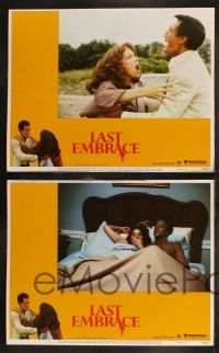 8y353 LAST EMBRACE 8 LCs '79 Roy Scheider & Janet Margolin, directed by Jonathan Demme!