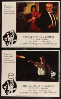 8y358 LATE SHOW 8 LCs '77 Art Carney, Lily Tomlin, Bill Macy, Joanna Cassidy!