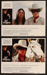 8y359 LEGEND OF THE LONE RANGER 8 LCs '81 Klinton Spilsbury in the title role, Michael Horse!