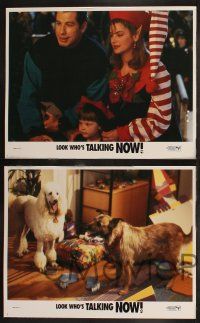 8y375 LOOK WHO'S TALKING NOW 8 LCs '93 John Travolta &Kirstie Alley w/cute kids & puppies!