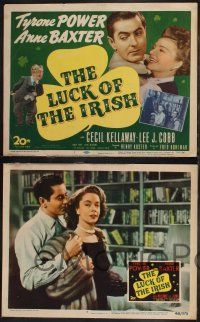8y385 LUCK OF THE IRISH 8 LCs '48 Tyrone Power, Anne Baxter, tc art of leprechaun Cecil Kellaway!