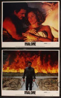 8y393 MALONE 8 LCs '87 cool images of Burt Reynolds, Lauren Hutton, Cliff Robertson!