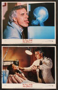 8y396 MAN WITH TWO BRAINS 8 LCs '83 wacky world famous brain surgeon Steve Martin, Kathleen Turner!