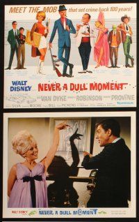 8y030 NEVER A DULL MOMENT 9 LCs R77 Disney, Dick Van Dyke, Edward G. Robinson, Dorothy Provine