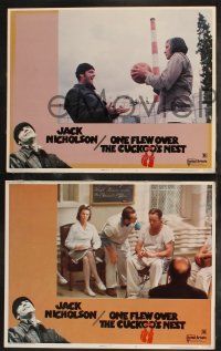 8y930 ONE FLEW OVER THE CUCKOO'S NEST 3 LCs '75 Jack Nicholson & Louise Fletcher, Milos Forman!