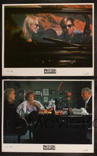 8y496 POSTCARDS FROM THE EDGE 8 LCs '90 Shirley MacLaine, Meryl Streep, Gene Hackman, Mike Nichols