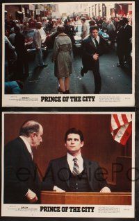 8y499 PRINCE OF THE CITY 8 LCs '81 directed by Sidney Lumet, Treat Williams in New York City!