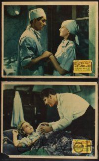 8y876 RAINS CAME 4 LCs '39 Myrna Loy, Tyrone Power wearing turban, George Brent