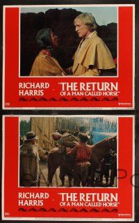 8y524 RETURN OF A MAN CALLED HORSE 8 LCs '76 Richard Harris as Native American Indian!