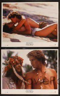 8y525 RETURN TO THE BLUE LAGOON 8 LCs '91 romantic images of young Milla Jovovich and Brian Krause!