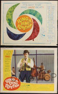 8y528 RING-A-DING RHYTHM 8 LCs '62 Chubby Checker, cool rock 'n' roll images!