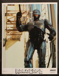 8y532 ROBOCOP 2 8 LCs '90 cool images of cyborg policeman Peter Weller, sci-fi sequel!