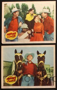 8y819 RODEO KING & THE SENORITA 5 LCs '51 Arizona Cowboy Rex Allen & Miracle Horse Koko!